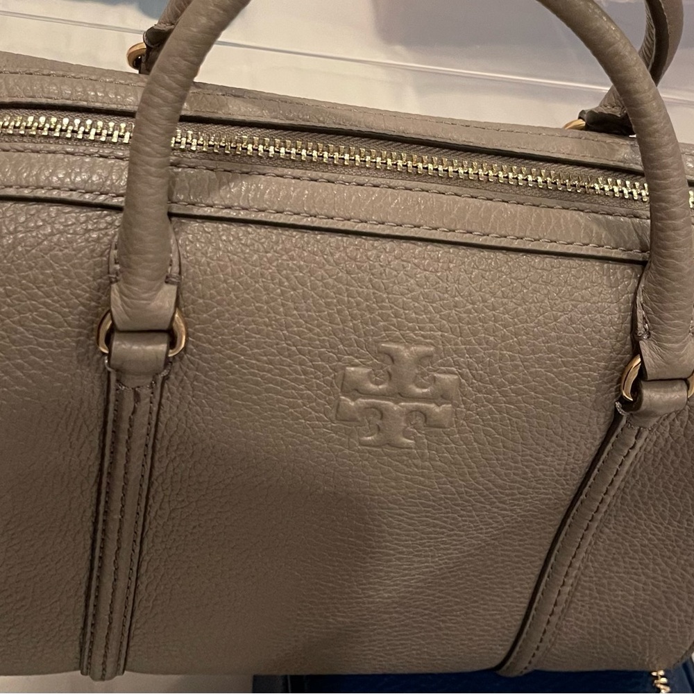 SOLD Tory Burch Thea satchel 163516 - NWT Taupe Leather Satchel